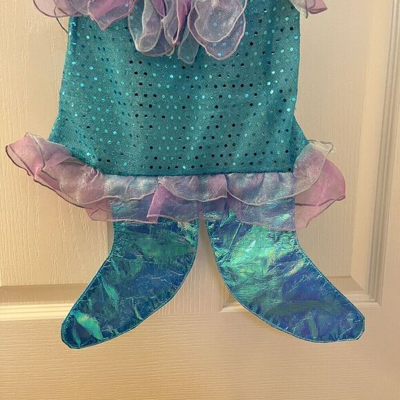 Popatu Mermaid Dress Costume Dress-Up Tulle Girls Size Small 3-4 years NWT - Picture 4 of 12